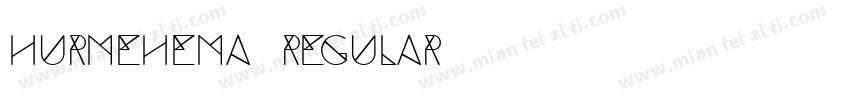 HurmeHEMA regular字体转换